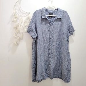 ▫️linen blue dress▫️